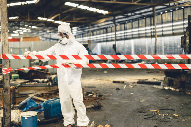 Professional Biohazard technician working in Manahawkin, NJ